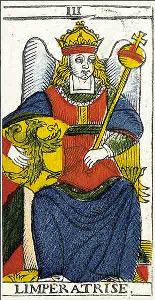 Carta del Tarot La Emperatriz, marifranstarot.com