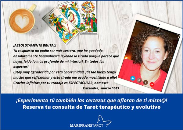 reserva consulta tarot terapéutico evolutivo en marifranstarot